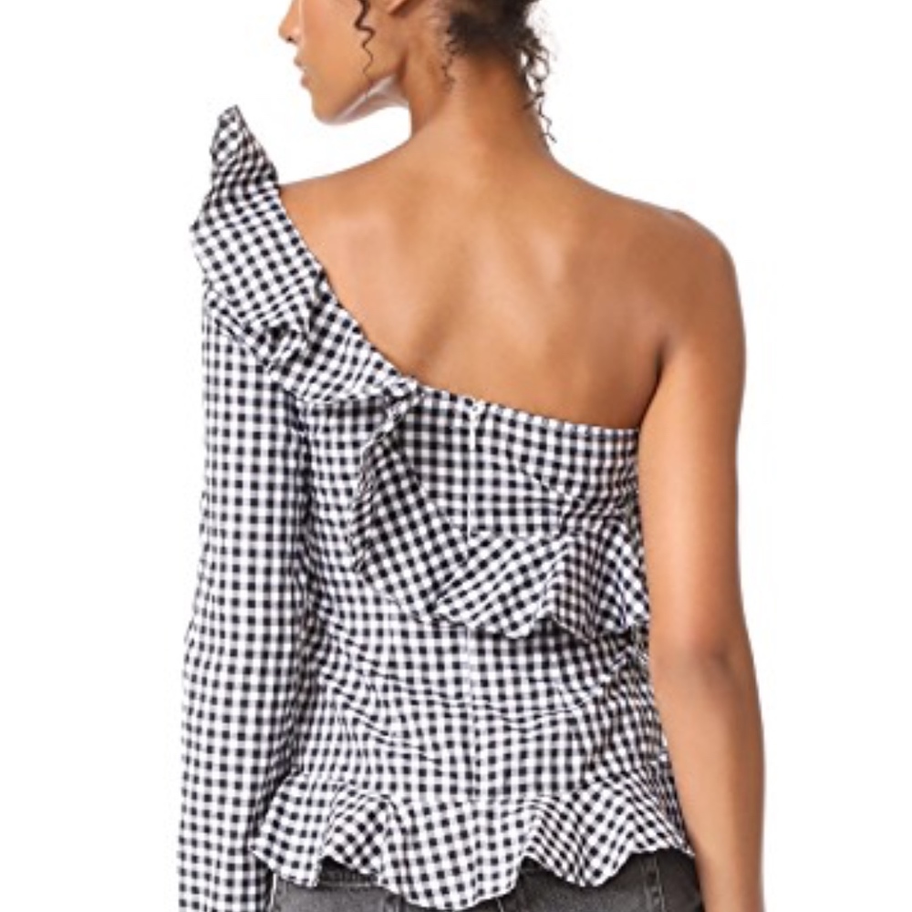 MLM LABEL River Ruffle One Shoulder Top - Picture 3 of 4